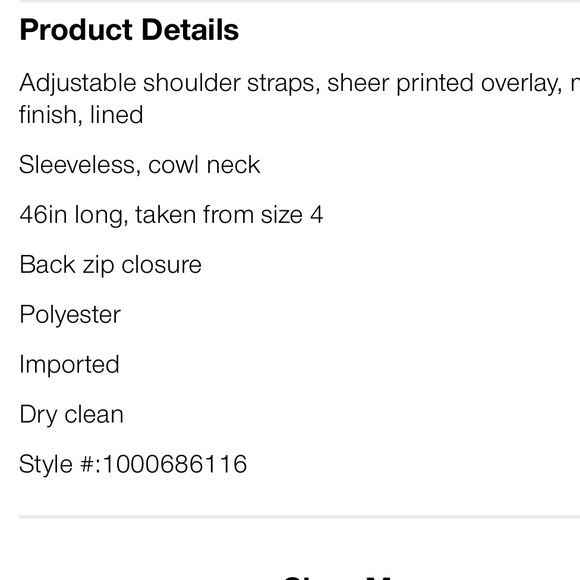 🔥Laundry, Shelli Segal, metallic zebra, ruched dress - Picture 3 of 13